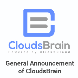 Click2Cloud Blog- General Announcement of Click2Cloud's Clouds Brain a Multi-Cloud Management Platform