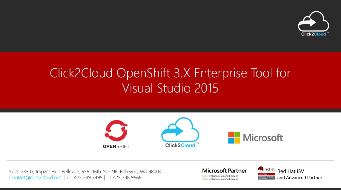 click2cloud blogs- Click2Cloud Docker Container & Kubernetes based OpenShift 3 Enterprise Tool for Visual Studio 2015