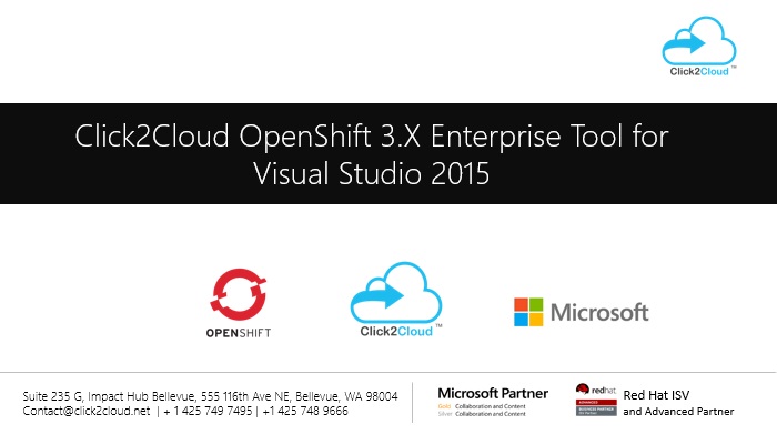 Click2Cloud Blog- Click2Cloud’s Docker Container & Kubernetes based Visual Studio Extension for Red Hat OpenShift