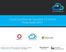 click2cloud blogs- Click2Cloud OpenShift 2 Tool for Visual Studio 2012+