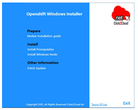 Click2Cloud Blog- OpenShift 2 Windows Node Installer