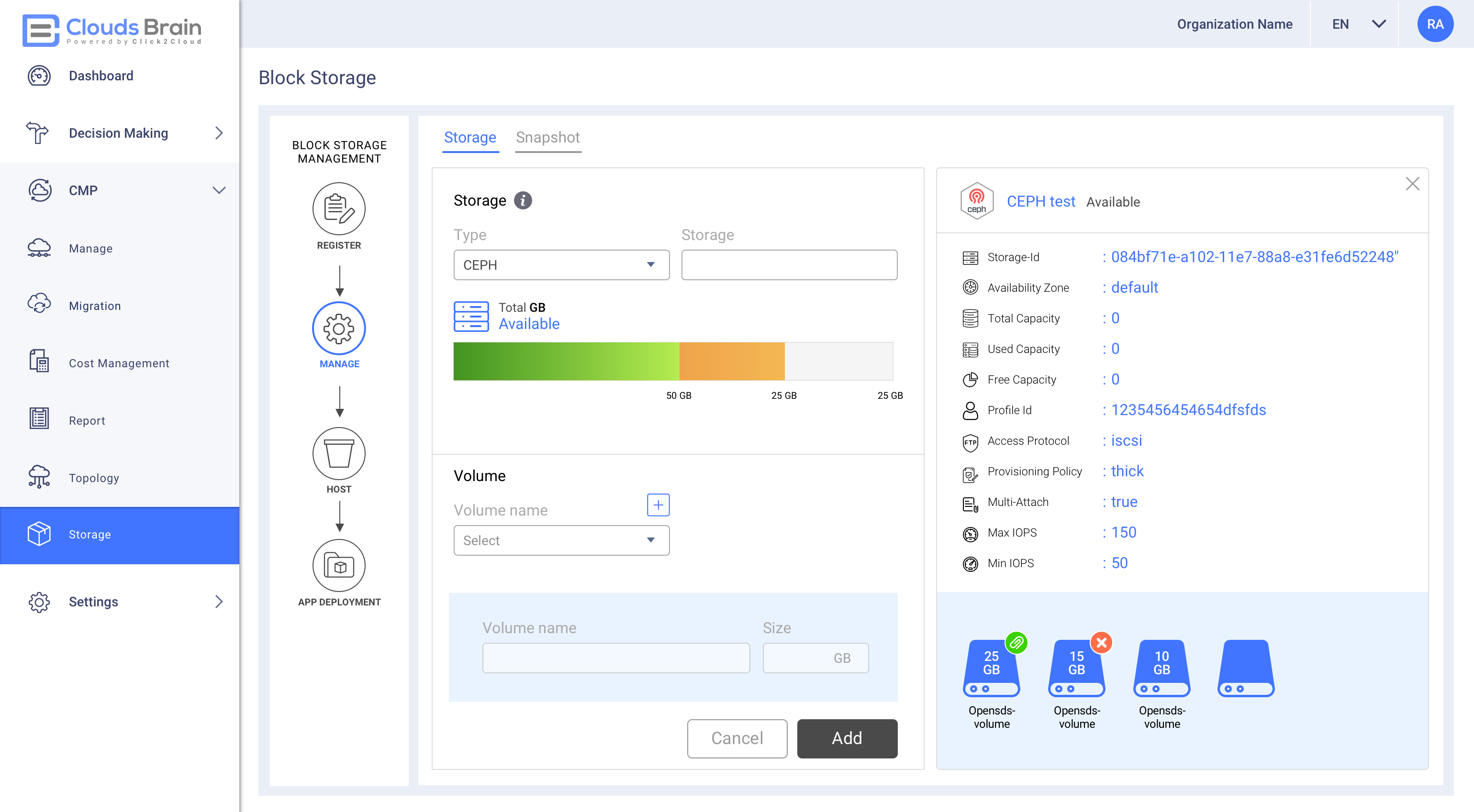 click2cloud-storage-studio-block-storage-tab