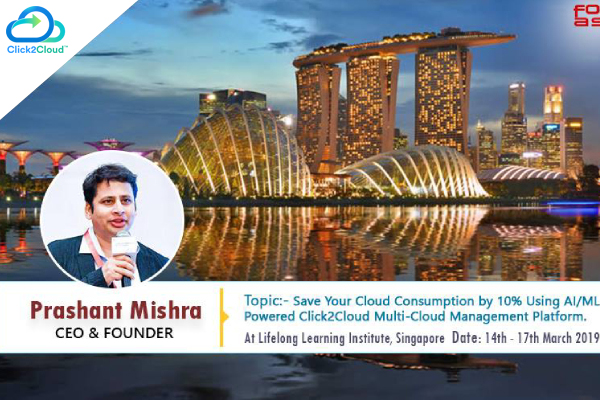 Click2Cloud's Achievements- Mr. Prashant Mishra CEO, Click2Cloud Inc. one of the speakers in FOSSASIA summit.