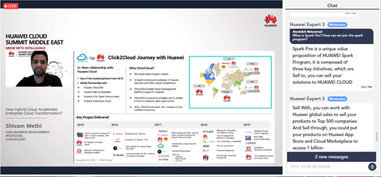 Click2Cloud-Past-Event-Huawei Cloud Summit ME (9.15)-a