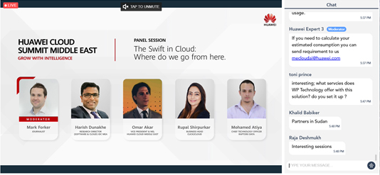 Click2Cloud-Past-Event-Huawei Cloud Summit ME (9.15)-w