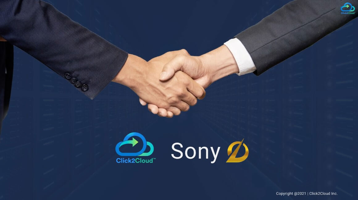 Click2Cloud and Sony ODA Partnership-Click2Cloud