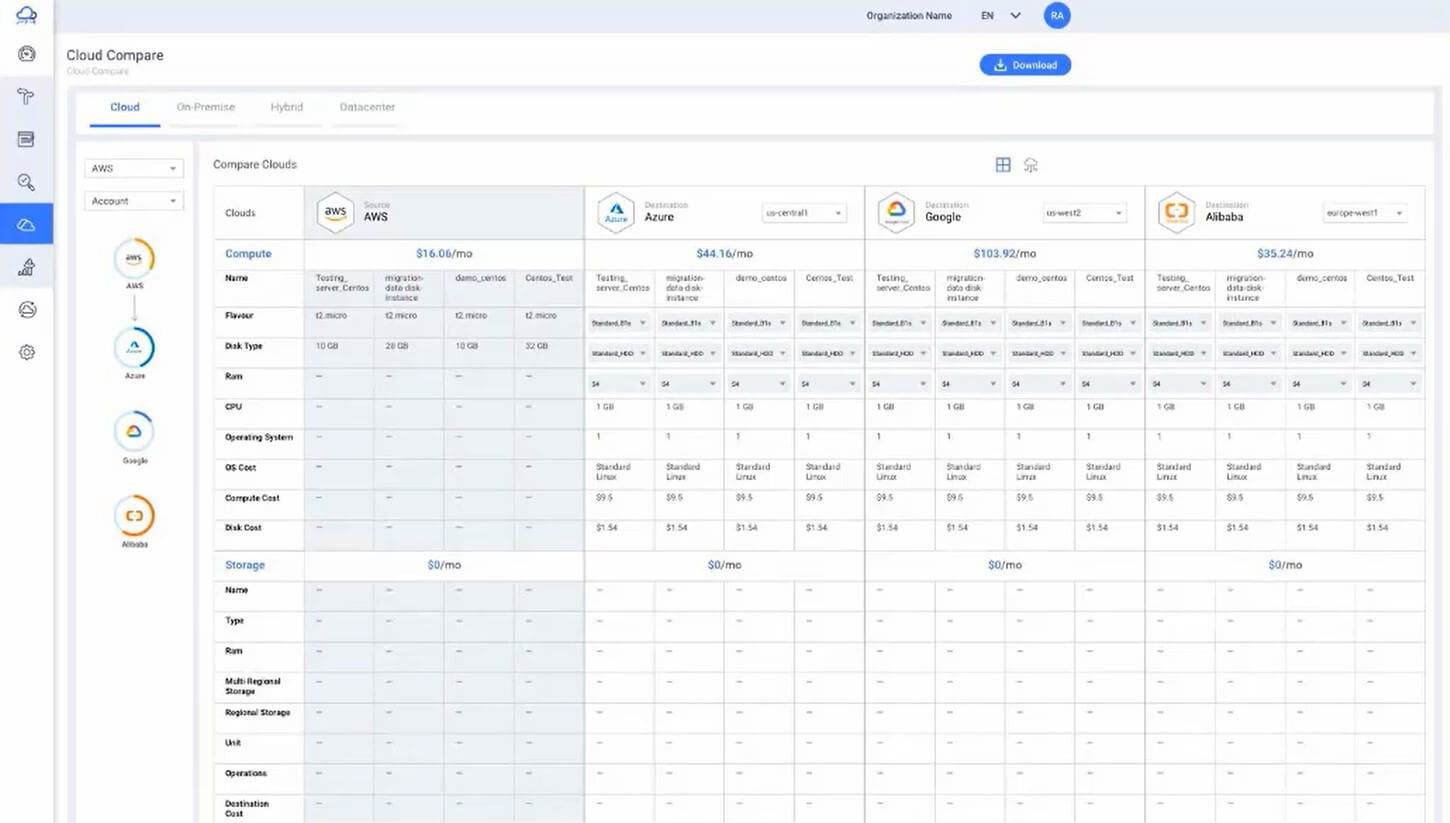 Click2cloud-Cloud Cost Comparison Tool-Cloud Compare_Video