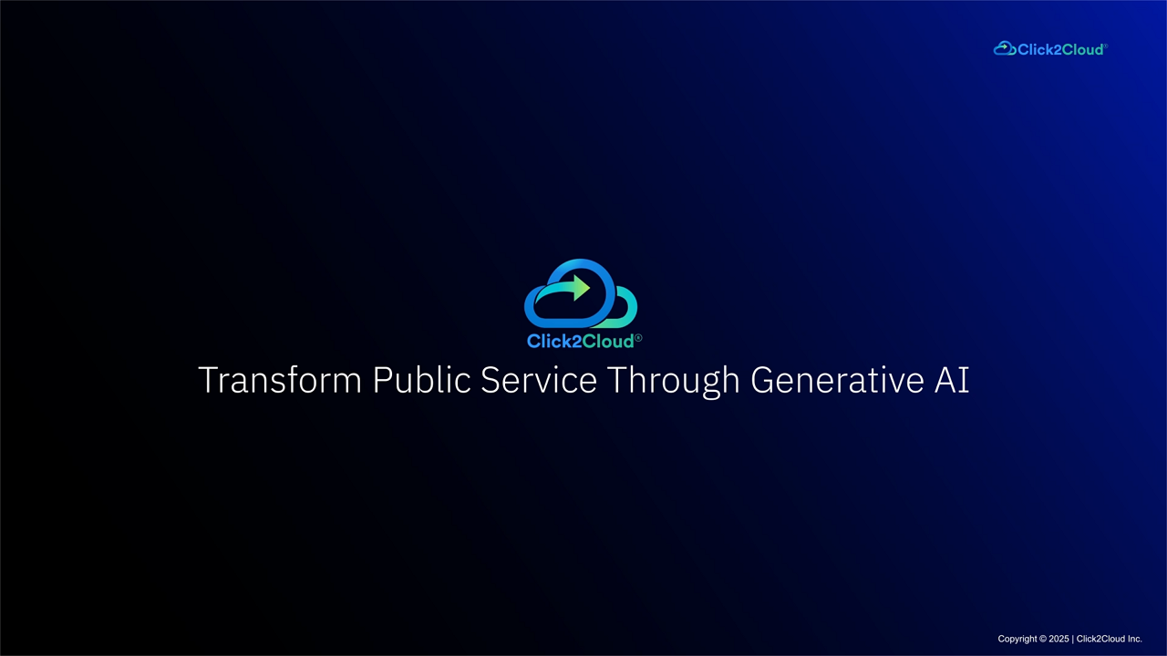 GenAI in Public Sector-Click2Cloud